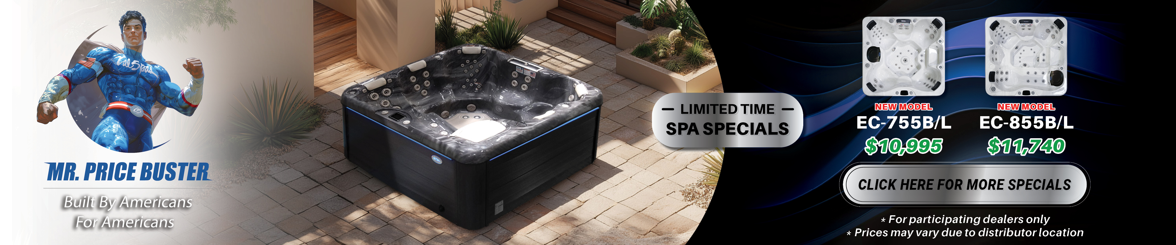 Calspas hot tub being used in a family setting - Minot
